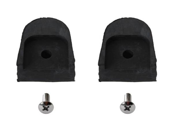 Chuck's Convertible Parts - STOP, CONVERTIBLE TOP FRAME, SET OF 2 WITH SCREWS, BUG CONV. 1960-79 *MADE BY WCM*