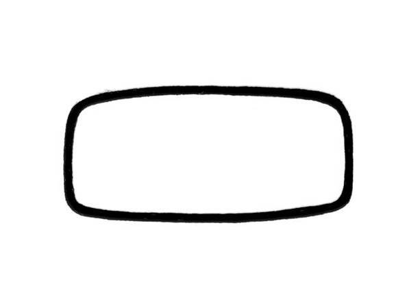 Chuck's Convertible Parts - GLASS, REAR BACK WINDOW, BUG CONV. 1958-62