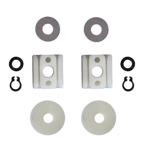 Chuck's Convertible Parts - WINDOW REGULATOR BUSHING KIT, FRONT DOORS LEFT OR RIGHT, BUG CONV. 1965-79 *MADE BY WCM*