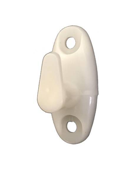 Chuck's Convertible Parts - HOOK, SEAT BELT, WHITE SET OF 2, BUG CONV. 1968-72, GHIA CONV. 1968-72