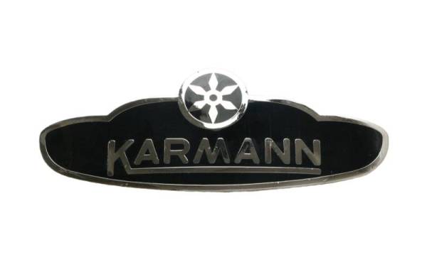 Chuck's Convertible Parts - EMBLEM, KARMANN SIDE BODY BADGE, ADHESIVE BACKED, BUG CONV. 1961-79