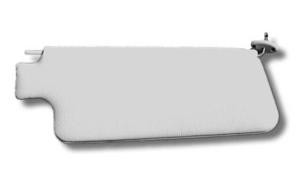 Chuck's Convertible Parts - SUNVISORS, WHITE VINYL WITH MIRROR, LEFT & RIGHT, BUG CONV.1973-79