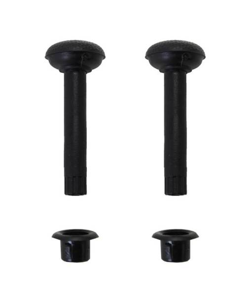 Chuck's Convertible Parts - DOOR KNOB LOCK & COLLAR SET, BOTH DOORS, BUG 67-79, BUS 1968 & 74-79, GHIA 65-74, TYPE 3 61-73 *MADE BY WCM*