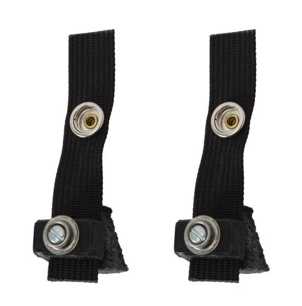 Chuck's Convertible Parts - STRAPS, BACK SEAT HOLD DOWN WITH SPACERS AND SCREWS, THING 1973-74