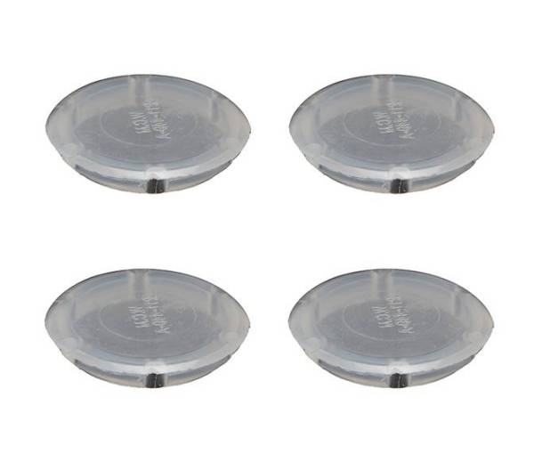 Chuck's Convertible Parts - PLUGS, DOOR SCREW HOLES BUS 1963-67 OR BEHIND LICENSE LIGHT HOUSING BUG 1964-73 (CLEAR SET OF 4) *MADE BY WCM*