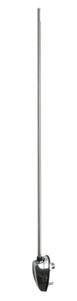 Chuck's Convertible Parts - ANTENNA, SIDE MOUNT CHROME BASE, BUG 1946-66, BUS 1955-79, THING 73-74