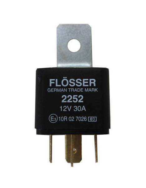 Chuck's Convertible Parts - RELAY, 5 PRONG, DEFROSTER REAR WINDOW *GERMAN* BUG 67-79, GHIA SEDAN 67-74, BUS 68-79, TYPE 3 67-73 OR FUEL PUMP TYPE 3 1968-73