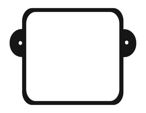 Chuck's Convertible Parts - SEAL, LICENSE LIGHT LENS TO HOUSING, BUG 1964-79, TYPE 3 FAST / NOTCHBACK 1969-73 *MADE IN USA BY WCM*