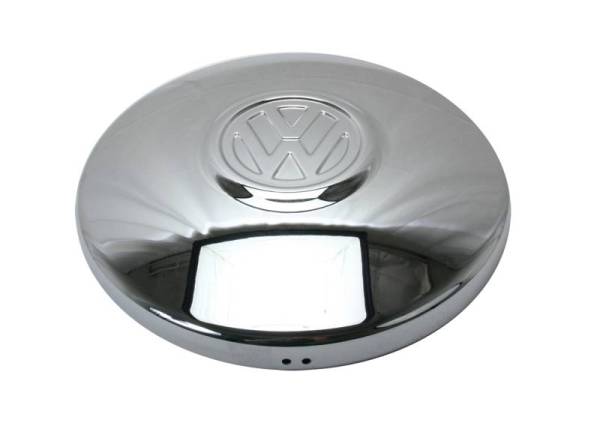 Chuck's Convertible Parts - HUBCAP, CHROME WITH LOGO, BUG 68-79, GHIA 67-74, BUS 71-79, TYPE 3 1966-73