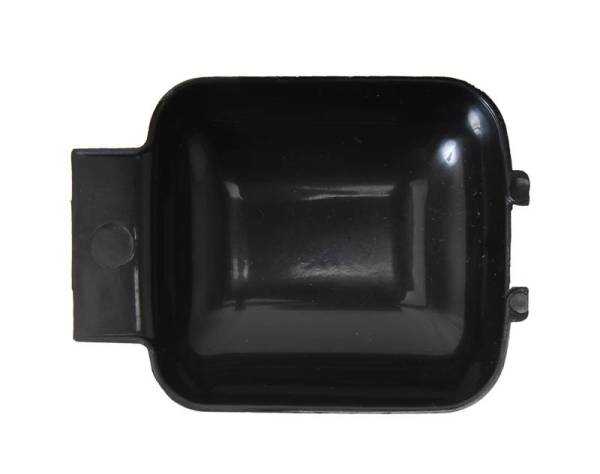 Chuck's Convertible Parts - DOOR FINGER COVER PLATES, BLACK PLASTIC *GERMAN* ALL BUG / GHIA / TYPE 3 / VANAGON 1965-91, BUS 1968 & 74-79