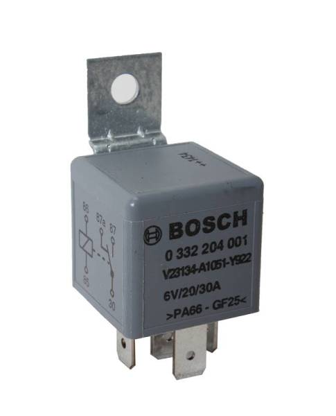 Chuck's Convertible Parts - RELAY, HEADLIGHT, 6 VOLT BOSCH, ALL MODELS 1966