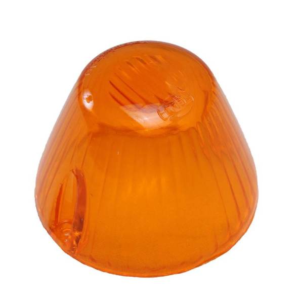 Chuck's Convertible Parts - FRONT TURN LENS, AMBER *GERMAN* GHIA 1964.5-69, TYPE 3 1962-63 AND 68-69