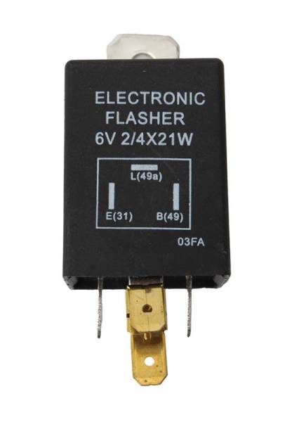 Chuck's Convertible Parts - TURN SIGNAL FLASHER, 6 VOLT, ALL VW MODELS 1955-66
