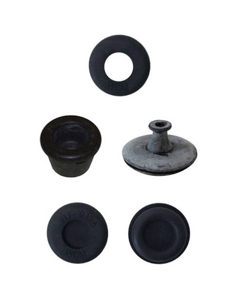 Chuck's Convertible Parts - GROMMET KIT, WIRING HARNESS, BUG 1946-51 (Includes Wire Grommets For: Dash Harness, Tail Light, Battery Cable, Harness thru Firewall)