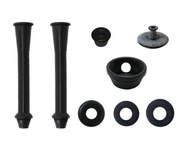 Chuck's Convertible Parts - GROMMET KIT, WIRING HARNESS, BUG 1966 (Includes Wire Grommets For: Dash Harness, Heater Channel, Tail Light, Horn & Brake Light, Headlight Tubes & Battery Cable, Harness thru Firewall)