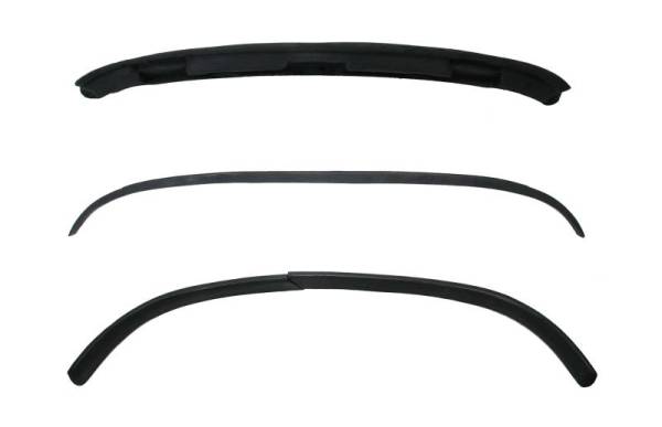 Chuck's Convertible Parts - CONVERTIBLE TOP BOW KIT, GHIA CONV. 1958-67 1/2 (1967 Up to VIN 147610909 Includes: Header Bow, Above Rear Window Bow, Rear Tack Strip)