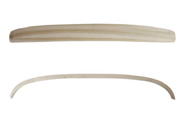 Chuck's Convertible Parts - CONVERTIBLE TOP WOOD BOW KIT, GHIA CONV. 1968-69 1/2 (1969 Up to VIN 149431007 Includes: Header Bow, Above Rear Window Bow)