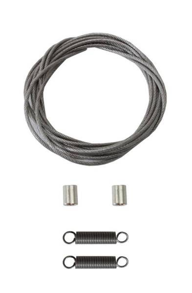 Chuck's Convertible Parts - TOP TENSION WIRES & SPRINGS, BUG CONV. 1950-67 1/2 (1967 up to VIN 157250031)