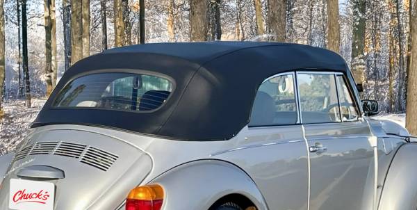 Chuck's Convertible Parts - DELUXE CONVERTIBLE TOP KIT, BUG CONV. 1973-75 1/2  (1975 Up To VIN 1552012217)