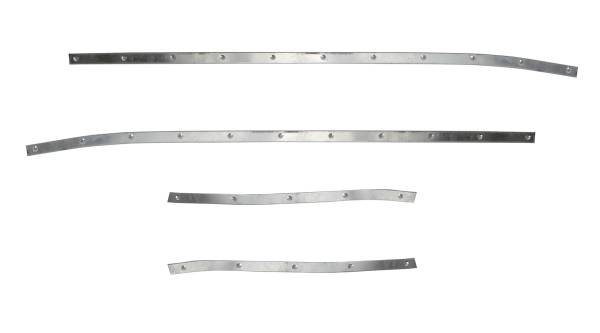 Chuck's Convertible Parts - METAL INSERTS, SIDE TO TOP, 4 PIECES, GHIA CONV. 1958-74 (Screws Part # 151-350)