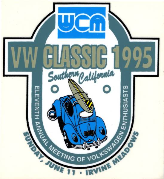 Chuck's Convertible Parts - STICKER, 1995 VW CLASSIC (Only a few left)