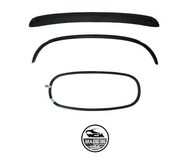 Chuck's Convertible Parts - CONVERTIBLE TOP BOW KIT, BUG CONV. 1972 (See description for contents)