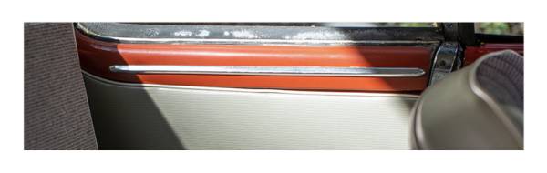 Chuck's Convertible Parts - MOLDING, INSIDE ABOVE REAR QUARTER PANEL, LEFT OR RIGHT, GHIA 1962-66