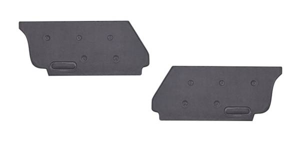Chuck's Convertible Parts - KICK PANELS, REAR SEAT, DARK  GREY VINYL, BUG CONV. 1960-64 (Last Pair)