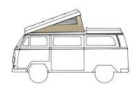 1959 VW Ghia Convertible - Exterior - Camper Tops, Seals & Parts