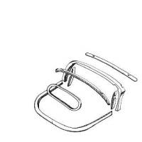 1972 VW Bug Convertible - Convertible Top Parts - Convertible Top Bows & Rear Window Inserts