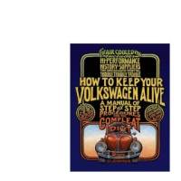 1954 VW Bug Convertible - Repair Books, Stickers & T-shirts - Photo/Illustrations Books