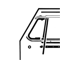 1961 VW Bug Convertible - Exterior - Door Rubber/Plastic