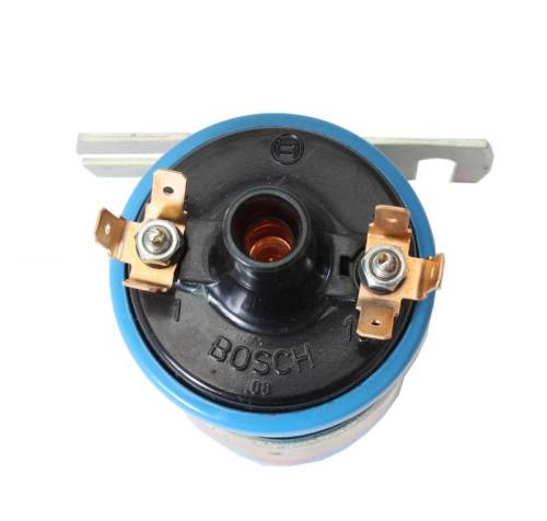 Chuck's Convertible Parts - IGNITION COIL, BLUE BOSCH 12 VOLT OEM, BUG 47-79, BUS 50-79, GHIA 56-74, TYPE 3 66-73, THING 73-74, VANAGON 80-83 - Image 2