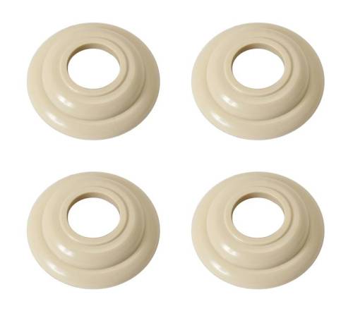 Chuck's Convertible Parts - BUFFERS, IVORY, INSIDE DOOR & WINDOW HANDLES, SET OF 4, BUG 1946-55, GHIA 1956-57 *MADE IN USA BY WCM* - Image 2