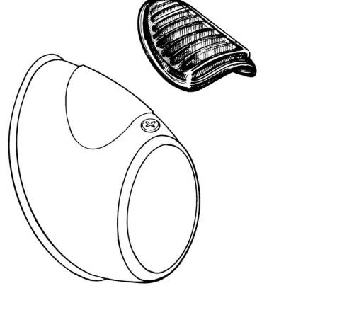 Chuck's Convertible Parts - LENS, TOP OF TAIL LIGHT, HEART SHAPED, LEFT OR RIGHT *GERMAN* BUG 1952-55 - Image 2