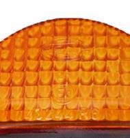 Chuck's Convertible Parts - LENS, TAIL LIGHT, WHITE / RED / AMBER, HELLA *GERMAN* BUG 1968-70 - Image 2