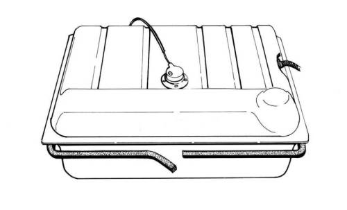 Chuck's Convertible Parts - SEAL, GAS TANK TO THE BODY 93" BUG / GHIA / THING /TYPE 3 (Also for Bus under gas tank mounting straps) *MADE IN USA BY WCM* - Image 3