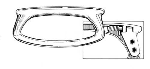 Chuck's Convertible Parts - HANDLE, CHROME INSIDE DOOR PULL ACCESSORY, LEFT & RIGHT, BUG / GHIA / TYPE 3 - Image 2