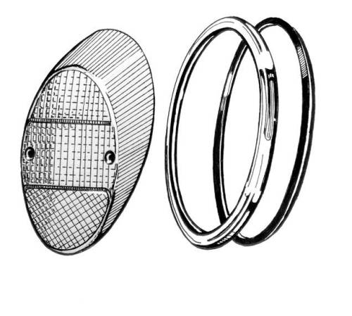 Chuck's Convertible Parts - SEAL, TAIL LIGHT RING TO LENS, *GERMAN* BUG 1962-67 - Image 2