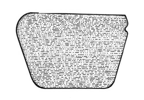 CARPET, FRONT TRUNK, CHARCOAL WITH CLOTH EDGE, BUG SUPER BEETLE 1973-79