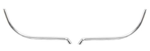 CHROME MOLDING, DASH VENT SLOT LEFT & RIGHT *GERMAN* BUG 1958-69