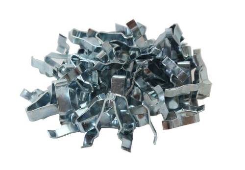 Chuck's Convertible Parts - SIDE BODY MOLDING CLIPS, METAL SET OF 42 *GERMAN* BUG 1946-66, TYPE 3 1961-66 (Seals part # 113-220B) - Image 2