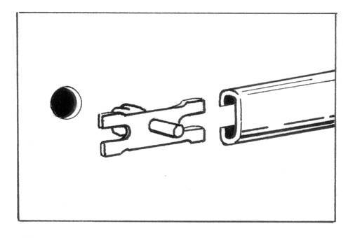 Chuck's Convertible Parts - BODY MOLDING CLIPS, WHITE WITH RED SEAL, SET OF 42 *GERMAN* BUG 1967-79, TYPE 3 1967-74 - Image 3