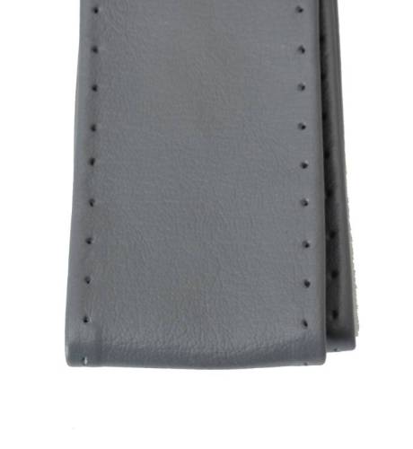 Chuck's Convertible Parts - LEATHER STEERING WHEEL COVER, GREY, BUG / GHIA /TYPE 3 - Image 2