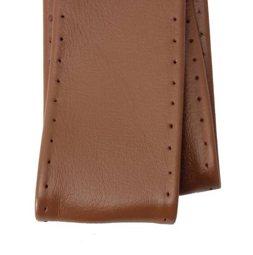 Chuck's Convertible Parts - LEATHER STEERING WHEEL COVER, TAN, BUG / GHIA /TYPE 3 - Image 2