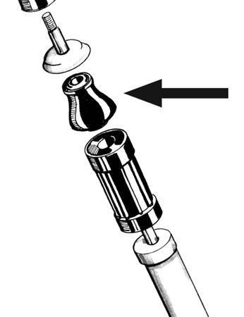 Chuck's Convertible Parts - STOPS, FRONT SHOCK *OEM VW* BUG / THING / GHIA 1966-77 - Image 2