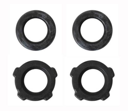 BUSHINGS, SPRING PLATE, SET OF 4, INNER (GERMAN) & OUTER (OEM) BUG / GHIA / TYPE 3 / THING 1969-79