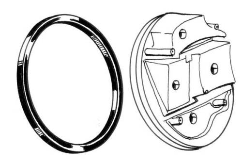 Chuck's Convertible Parts - SEALS, TAIL LIGHT HOUSING TO FENDER, BUG 1973-79 *MADE BY WCM* (For original 1973-74 housings use # 133-191T-L/R) - Image 2