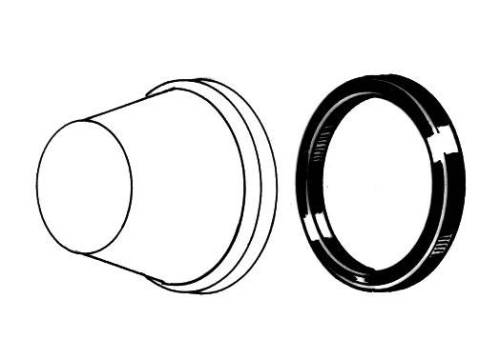 Chuck's Convertible Parts - SEAL, BETWEEN BULB HOLDER & LENS, SET OF 2, GHIA 1959-64 *MADE IN USA BY WCM* - Image 2