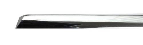 Chuck's Convertible Parts - CHROME SCRAPER, OUTSIDE DOOR WINDOW LEFT OR RIGHT, GHIA 1960 1/2 -71 (Rubber Part # 141-475C-L/R) - Image 2